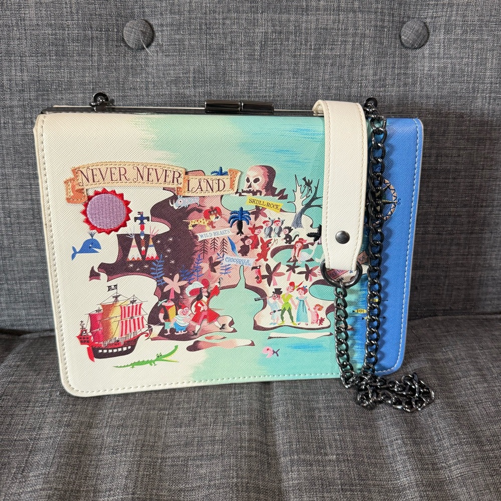 Loungefly Neverland Map Purse
